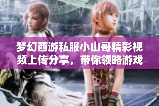 梦幻西游私服小山哥精彩视频上传分享，带你领略游戏乐趣