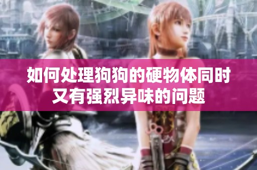 如何处理狗狗的硬物体同时又有强烈异味的问题