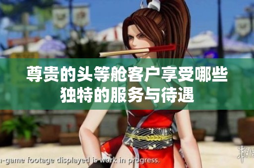 尊贵的头等舱客户享受哪些独特的服务与待遇