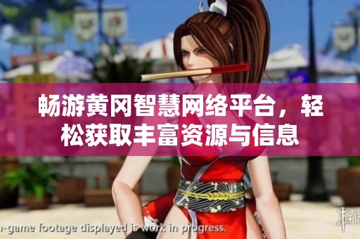畅游黄冈智慧网络平台，轻松获取丰富资源与信息