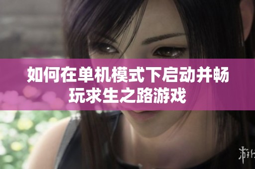 如何在单机模式下启动并畅玩求生之路游戏