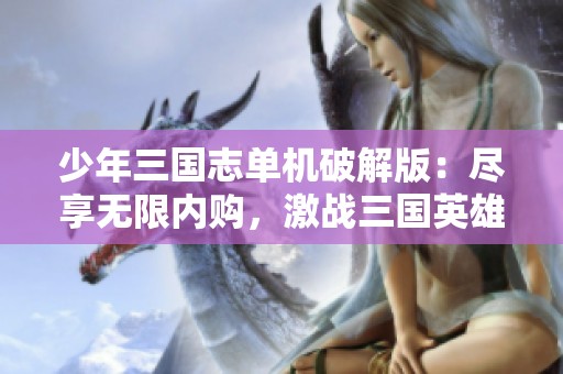 少年三国志单机破解版：尽享无限内购，激战三国英雄传奇