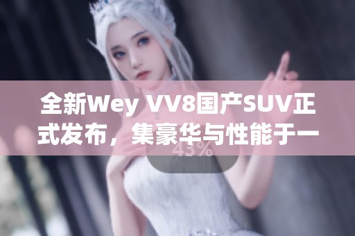 全新Wey VV8国产SUV正式发布，集豪华与性能于一身