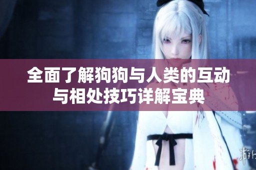 全面了解狗狗与人类的互动与相处技巧详解宝典