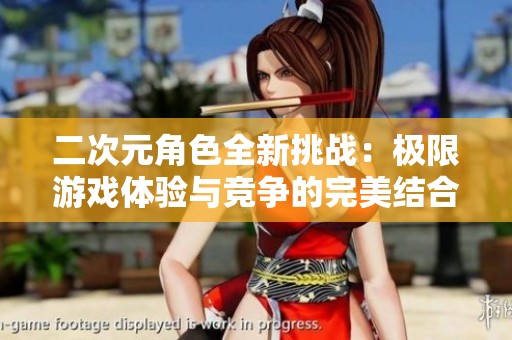 二次元角色全新挑战：极限游戏体验与竞争的完美结合
