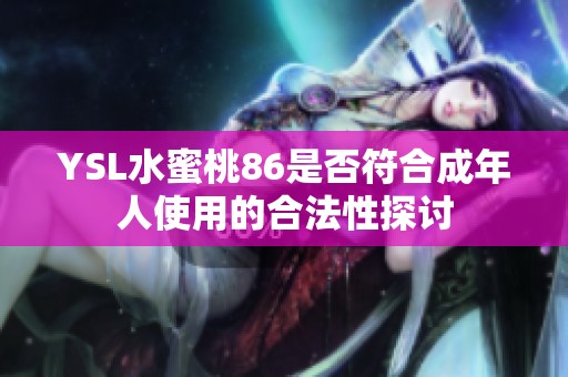 YSL水蜜桃86是否符合成年人使用的合法性探讨