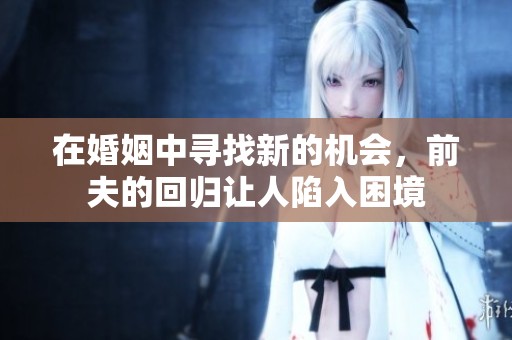 在婚姻中寻找新的机会，前夫的回归让人陷入困境