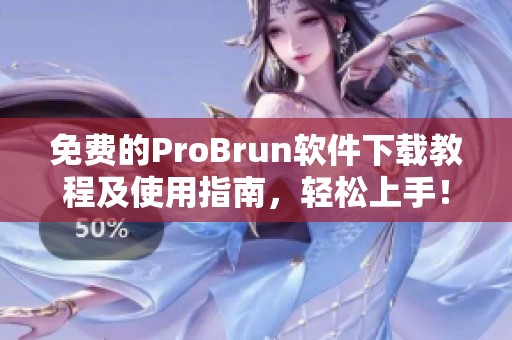 免费的ProBrun软件下载教程及使用指南，轻松上手！