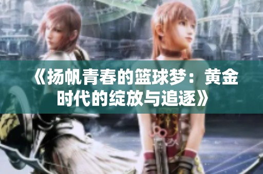 《扬帆青春的篮球梦：黄金时代的绽放与追逐》
