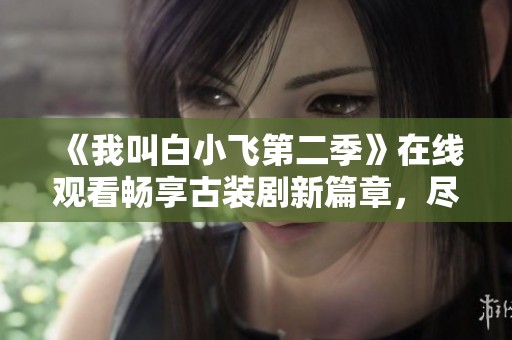 《我叫白小飞第二季》在线观看畅享古装剧新篇章，尽在淘剧影院