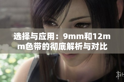 选择与应用：9mm和12mm色带的彻底解析与对比