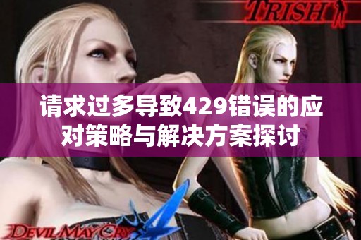 请求过多导致429错误的应对策略与解决方案探讨