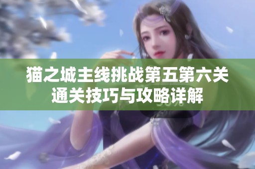 猫之城主线挑战第五第六关通关技巧与攻略详解