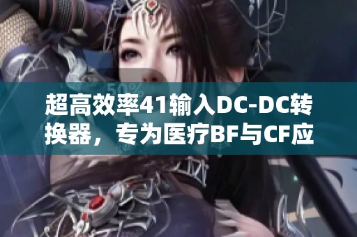 超高效率41输入DC-DC转换器，专为医疗BF与CF应用设计