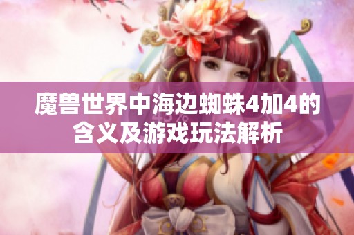 魔兽世界中海边蜘蛛4加4的含义及游戏玩法解析