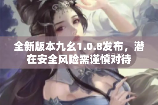 全新版本九幺1.0.8发布，潜在安全风险需谨慎对待