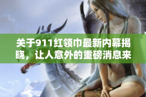 关于911红领巾最新内幕揭晓，让人意外的重磅消息来袭