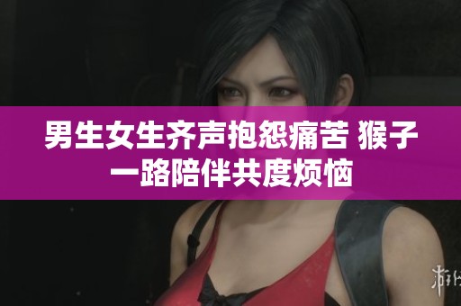 男生女生齐声抱怨痛苦 猴子一路陪伴共度烦恼