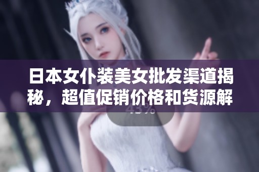 日本女仆装美女批发渠道揭秘，超值促销价格和货源解析