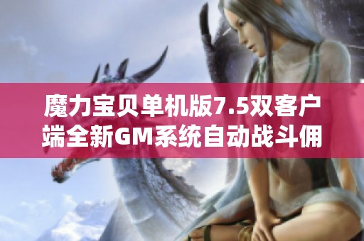 魔力宝贝单机版7.5双客户端全新GM系统自动战斗佣兵玩法揭秘