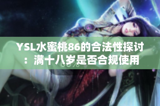YSL水蜜桃86的合法性探讨：满十八岁是否合规使用