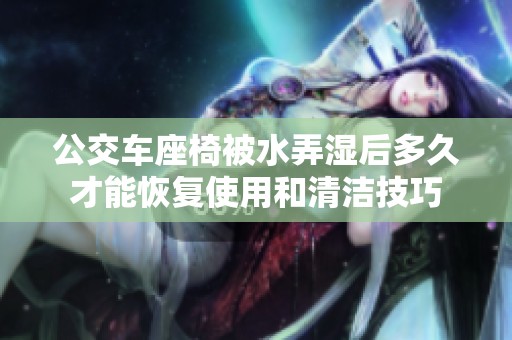 公交车座椅被水弄湿后多久才能恢复使用和清洁技巧