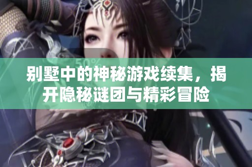 别墅中的神秘游戏续集，揭开隐秘谜团与精彩冒险