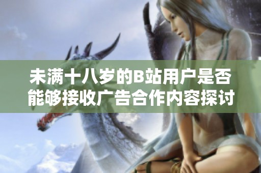 未满十八岁的B站用户是否能够接收广告合作内容探讨