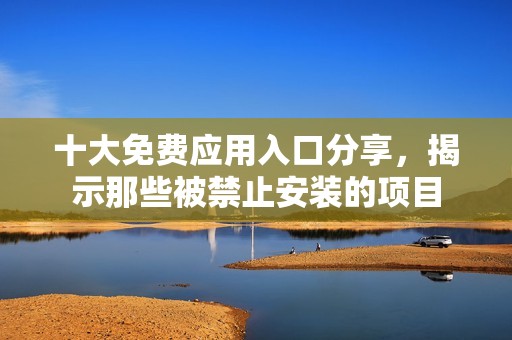十大免费应用入口分享，揭示那些被禁止安装的项目