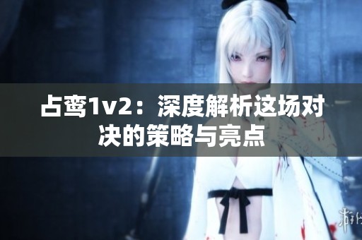 占鸾1v2：深度解析这场对决的策略与亮点