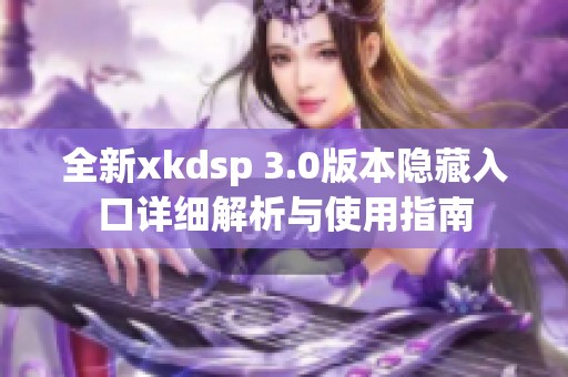 全新xkdsp 3.0版本隐藏入口详细解析与使用指南
