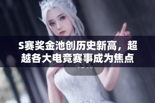S赛奖金池创历史新高，超越各大电竞赛事成为焦点