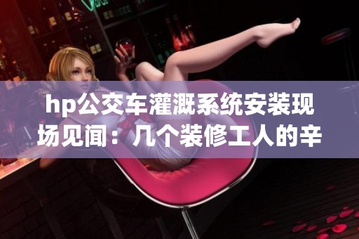 hp公交车灌溉系统安装现场见闻：几个装修工人的辛勤工作故事