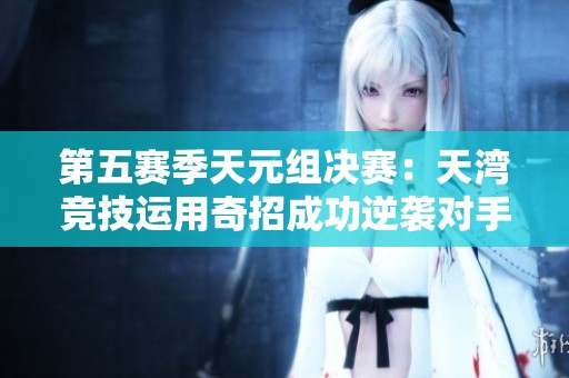 第五赛季天元组决赛：天湾竞技运用奇招成功逆袭对手