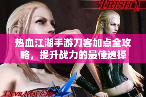 热血江湖手游刀客加点全攻略，提升战力的最佳选择
