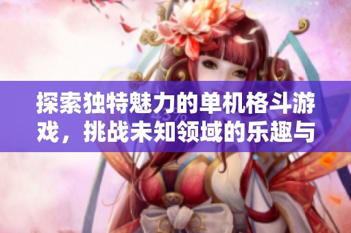 探索独特魅力的单机格斗游戏，挑战未知领域的乐趣与冒险