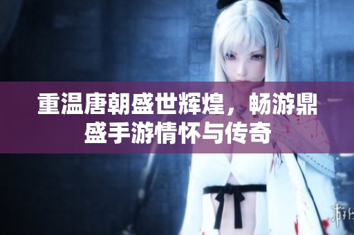 重温唐朝盛世辉煌，畅游鼎盛手游情怀与传奇