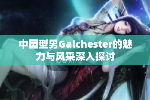 中国型男Galchester的魅力与风采深入探讨