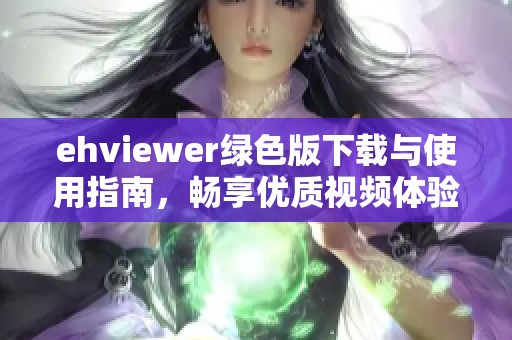 ehviewer绿色版下载与使用指南，畅享优质视频体验