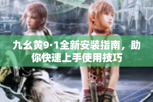 九幺黄9·1全新安装指南，助你快速上手使用技巧