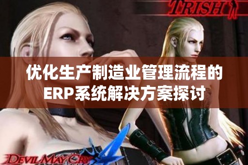优化生产制造业管理流程的ERP系统解决方案探讨