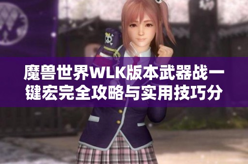 魔兽世界WLK版本武器战一键宏完全攻略与实用技巧分享