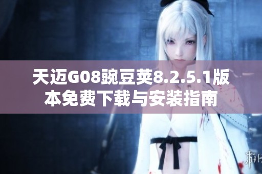 天迈G08豌豆荚8.2.5.1版本免费下载与安装指南