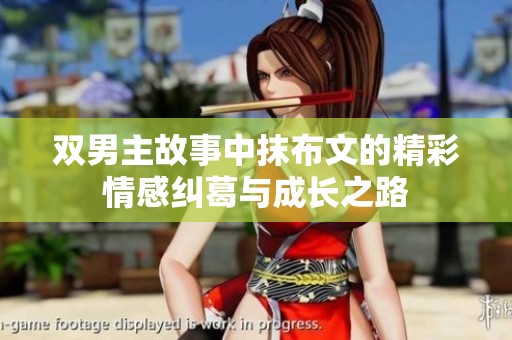 双男主故事中抹布文的精彩情感纠葛与成长之路