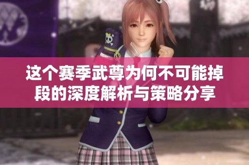 这个赛季武尊为何不可能掉段的深度解析与策略分享