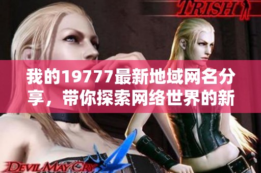 我的19777最新地域网名分享，带你探索网络世界的新趋势