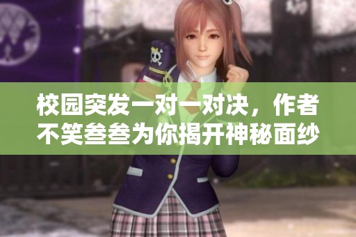 校园突发一对一对决，作者不笑叁叁为你揭开神秘面纱