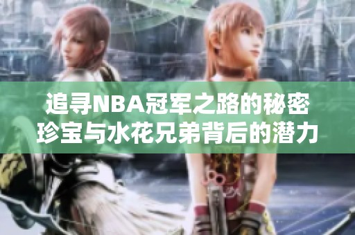 追寻NBA冠军之路的秘密珍宝与水花兄弟背后的潜力之星