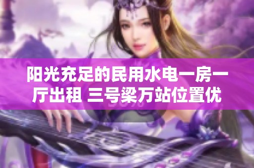 阳光充足的民用水电一房一厅出租 三号梁万站位置优越