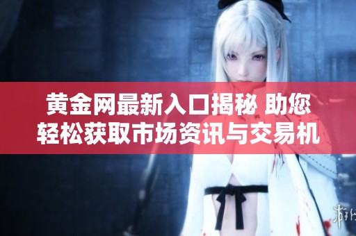 黄金网最新入口揭秘 助您轻松获取市场资讯与交易机会